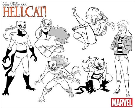Patsy Walker A.K.A. Hellcat - Williams Character Designs