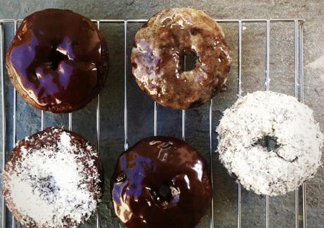Baked Chocolate Chai Donuts