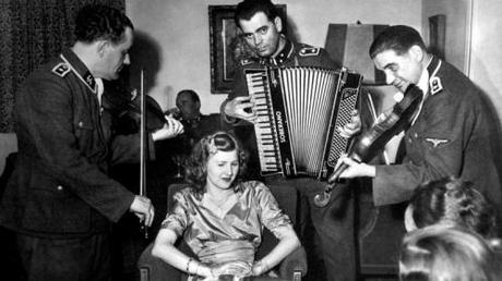 SS-musicians-play-to-Eva-Braun-at-her-sister-s-wedding-ca-1945-Courtesy-CSU-Arch