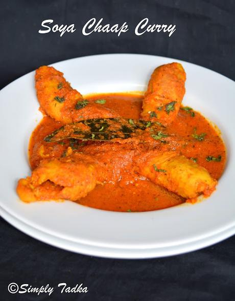 Soya Chaap Curry- Punjabi Cuisine Soya Chaap Curry- Punjabi Cuisine