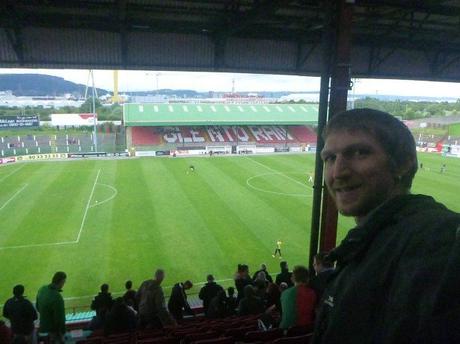 Sunday’s Inspiration: The Twelve Year Fool Circle Watching Glentoran, YESTERDAY (September 2015). Life's gone fool circle.