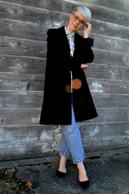 Look of the Day: Wool Loden Coat & Madewell Tunic