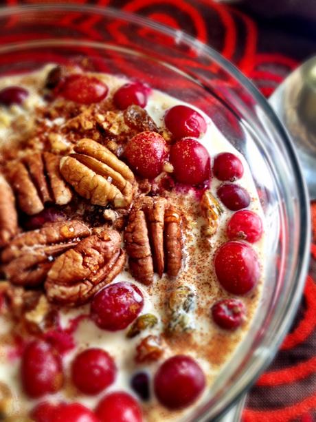 Cranberry MAple Pecan Overnight Oats I Gluten Free Menu Plan: September 14-18, 2015