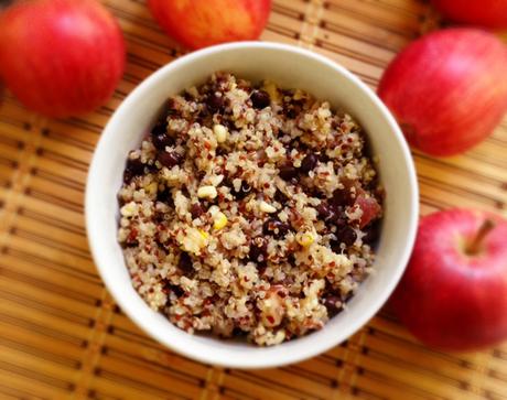 Grilled Corn Apple and Quinoa I Gluten Free Menu Plan: September 14-18, 2015