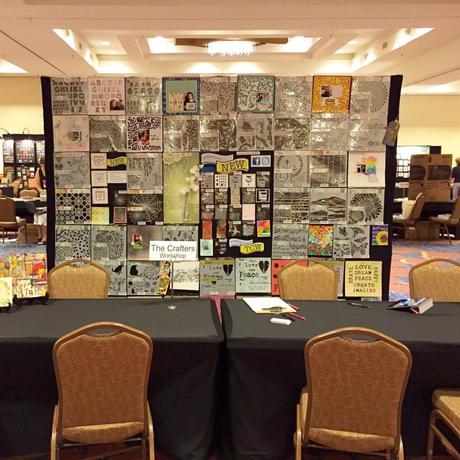 Living The Art Life™ on the Road Again TCW Tradeshow Booth for The Collins Group