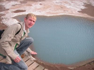 Backpacking in Iceland: My Top 5 Memories One of the hot pools near the Geysir in Iceland
