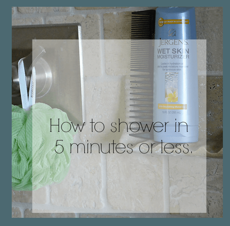 How to shower in 5 minutes or less. jergensmain