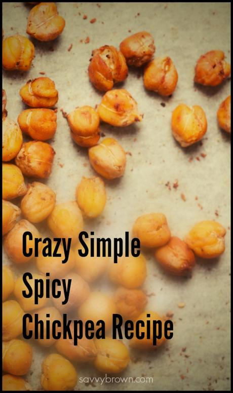 Spicy Chickpea Snack Recipe - Savvy Brown
