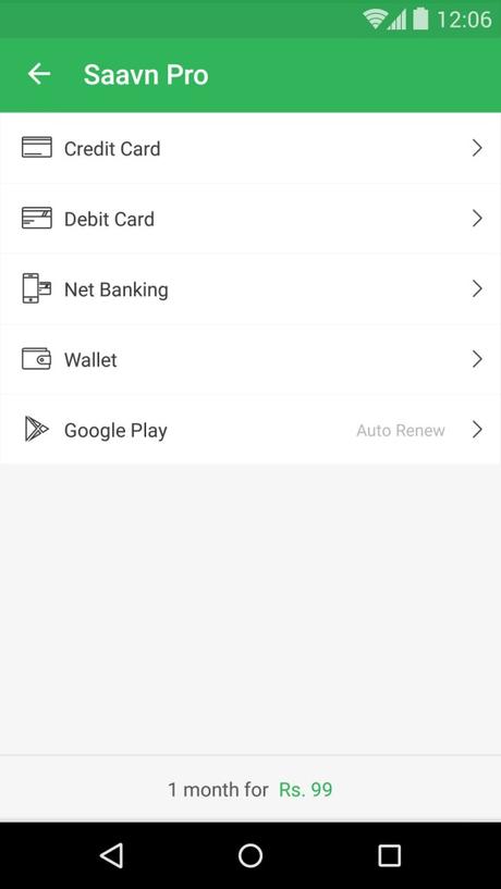 Saavn Collaborates With Paytm to Bring Mobile Wallet Payments to Saavn Pro Saavn Pro Payment pic 2