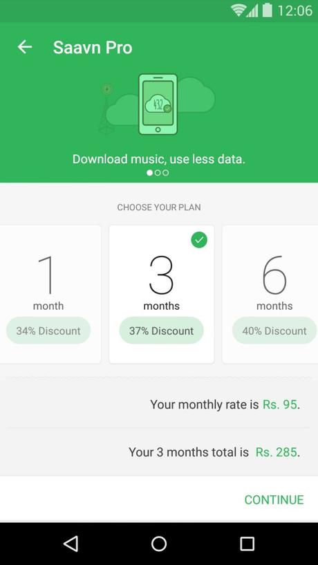Saavn Collaborates With Paytm to Bring Mobile Wallet Payments to Saavn Pro Saavn Pro payment