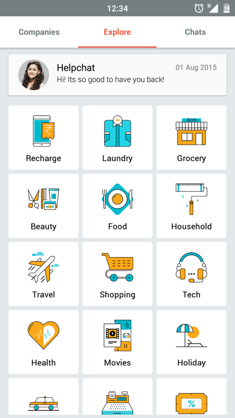 Helpchat – Personal assistant app to help people get more tasks done Helpchat app pic2