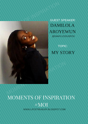 Moments Of Inspiration: My Story with Damilola Aroyewun