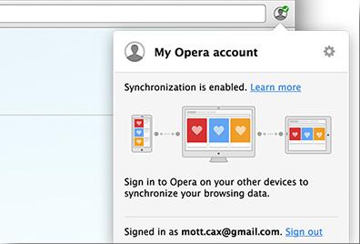 Opera can now Sync your passwords across computers