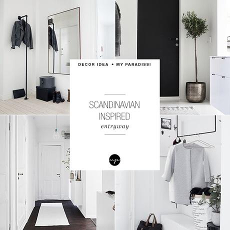Scandinavian inspired entryway Scandinavian inspired entryway | My Paradissi