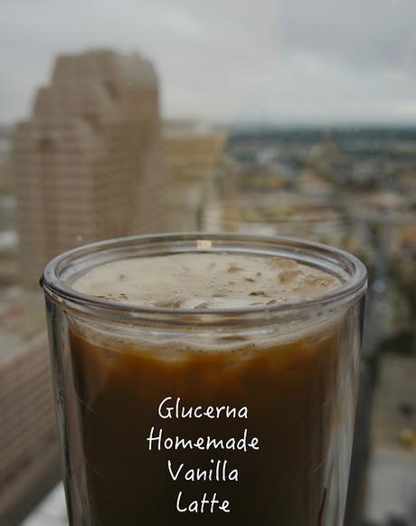 Making a hold-me-steady-till-lunch Glucerna Homemade Vanilla Latte