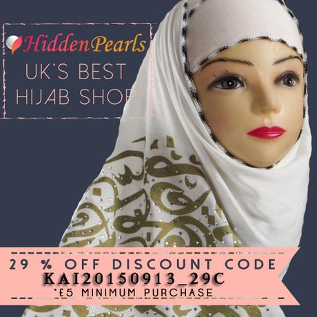 Get 29% Off Your Hijab / Scarf Purchase at Hidden Pearls, UK