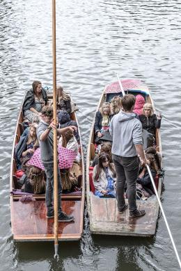 Cam peak hours: boat-jams in Cambridge DSC_7512