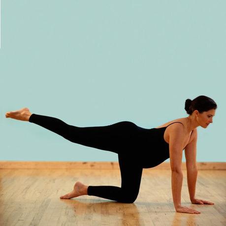 Just because you have a bun in the oven doesn't mean you have to give up on exercise and let your buns go to mush. Aside from yoga, strength training will help an expectant momma stay strong and healthy during her pregnancy, aid in her labor, and be: 