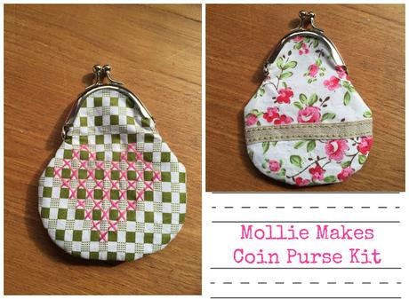 Mollie Makes Coin purse sewing kit