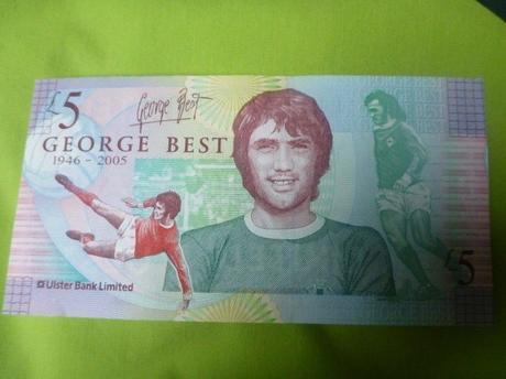 Travel Collectables: 10 Things I Try to Do in EVERY Country A George Best £5 note