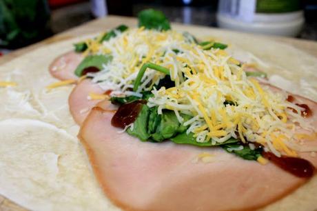 Kid Friendly Lunch: BBQ Turkey and Spinach Wrap Kid Friendly Lunch: BBQ Turkey and Spinach Wrap