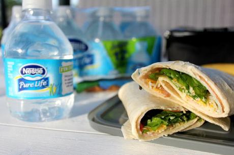 Kid Friendly Lunch: BBQ Turkey and Spinach Wrap Kid Friendly Lunch: BBQ Turkey and Spinach Wrap