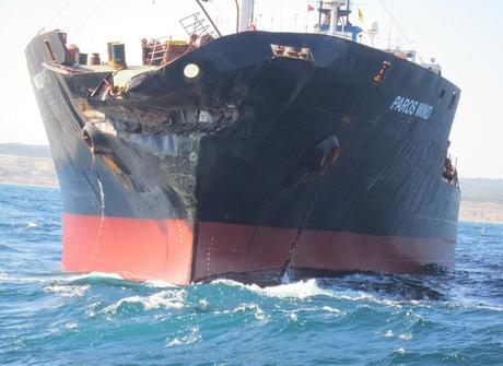 vessel collision at Bosphorus strait !