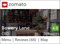 Bowery Lane Menu, Reviews, Photos, Location and Info - Zomato