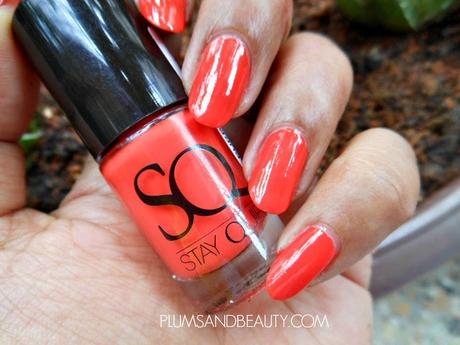 Stay Quirky Nail Polish : Comely Calm Coral (592)