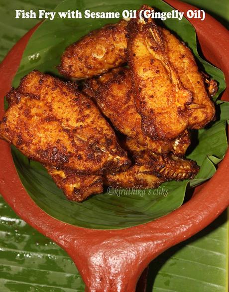 Fish Fry with Sesame Oil (Gingelly Oil)