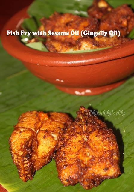 Fish Fry with Sesame Oil (Gingelly Oil)