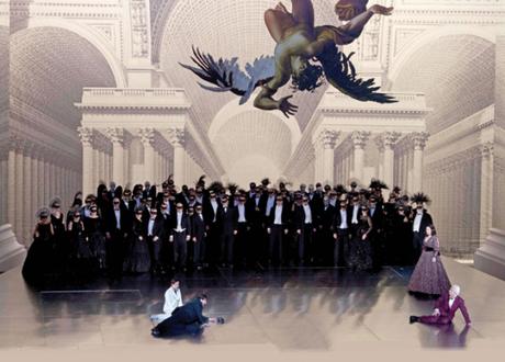 Gustavo's death scene, Act III, of Verdi's Un Ballo in Maschera (Beth Bergman)