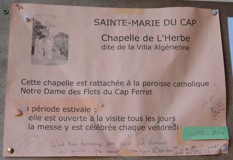 Chapelle de la Villa Algérienne: Cap Ferret’s oldest and most unusual place of worship
