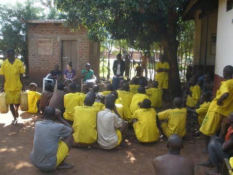 Football Helped Ugandan Prison Find Their Status Support from Health Centre