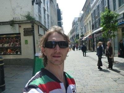Backpacking in Gibraltar: Top 20 Sights in Gibraltar’s Capital Main Street in Gibraltar - having a dander