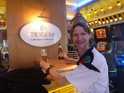Backpacking in Gibraltar: Top 20 Sights in Gibraltar’s Capital A beer in the Star Bar - Gibraltar's Oldest Bar