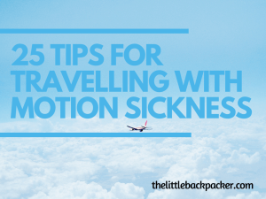 tips for traveling with motion sickness