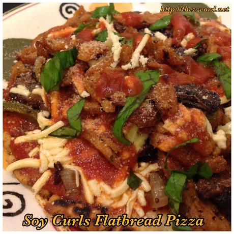 Soy Curls Flatbread Pizza (3)