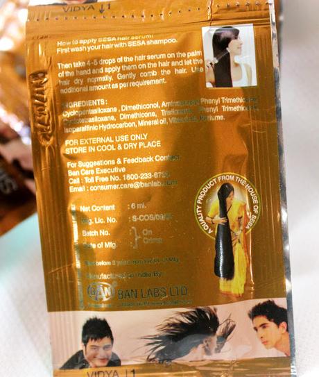 Sesa Hair Serum For Strong 'N Silky Hair Enriched With Vitamin E Review