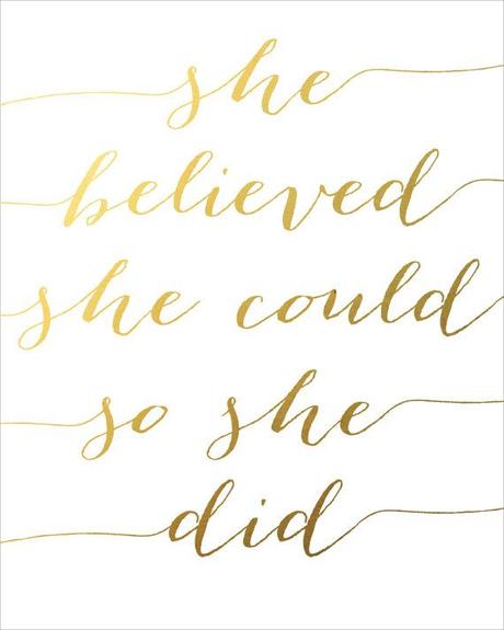 She Believed She Could So She Did Printable INSTANT by CraftMei