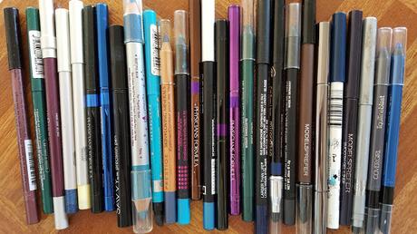 My eye liner collection