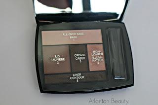 Lancome Color Design 5 Pan Eyeshadow Palette in Mon Regard Parisien Review and Swatches