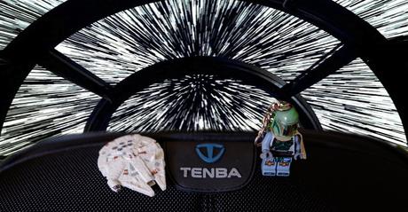 Boba Fett has stolen the Falcon and gone to point 5 past lightspeed (The Tenba bag can withstand sumo wrestlers and hyperspace!)