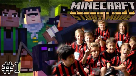 Minecraft Story Mode vs. entire boys footy team