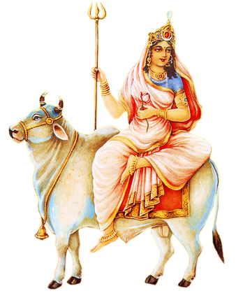 Which form of Goddess for the first day of Navratri?