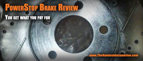 powerstop brake review ford mustang v6 uprage brakes random automotive