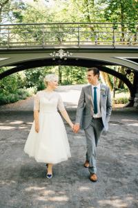Emily and Lee’s Belvedere Castle Terrace Wedding Central Park E&L Wedding bridge two