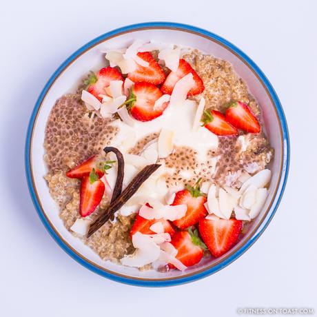 Fitness On Toast Faya Blog Girl Healthy Recipe Workout Nutrition Health Diet Breakfast Ideas Porridge Quinoa Chia Vanilla Strawberry Coconut Delicious Inspiration-5