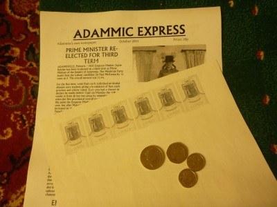 Backpacking in Adammia: A Quick Guide to This Unknown Secret Country Within Yorkshire, England National newspaper and Adammic stamps - all sold as tourist souvenirs in GBP