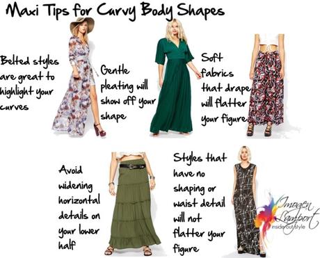 maxi tips for curvy body shapes
